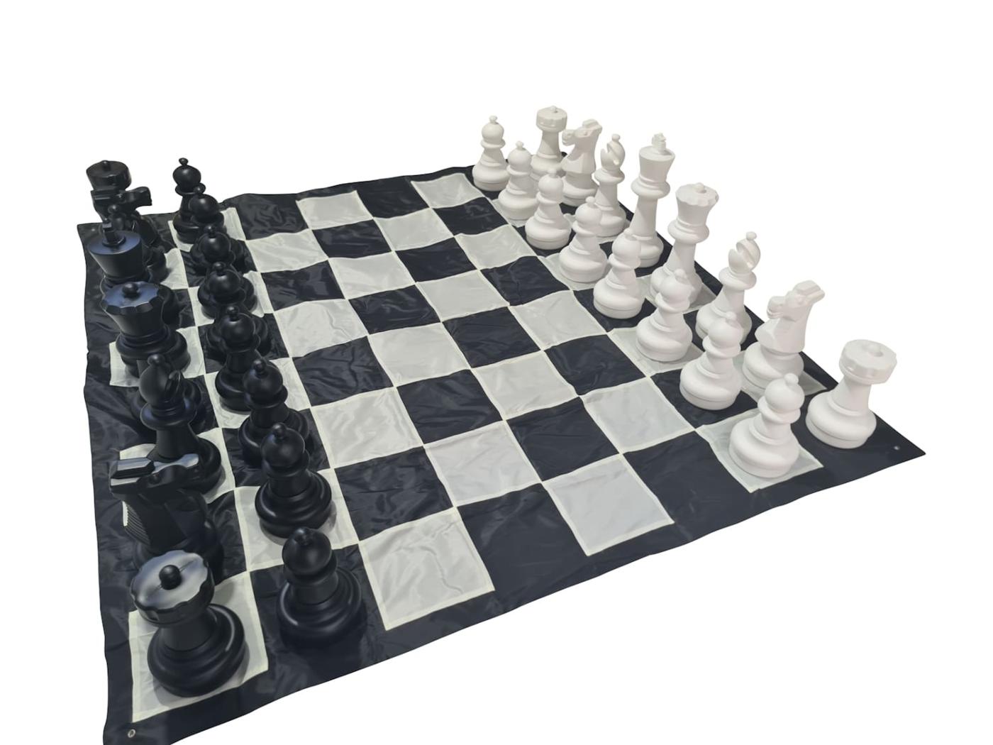 tauler escacs lona gegant 3x3 m