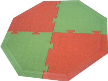 Ladrilho de borracha AMY para chão macio