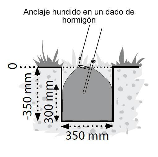 Kit de construção de baloiço de vara redonda