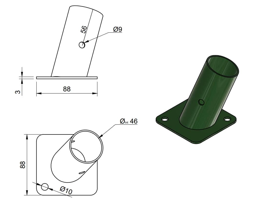 Ancoragens para baloiço MASGAMES