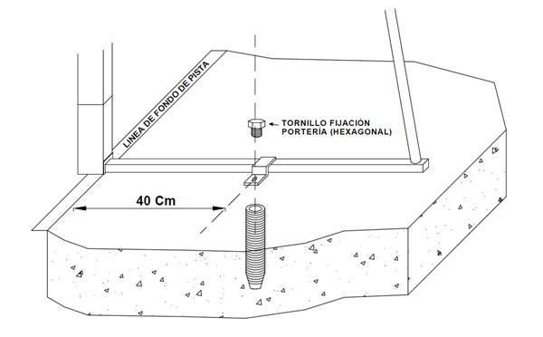 porteria trasladabel con red 2