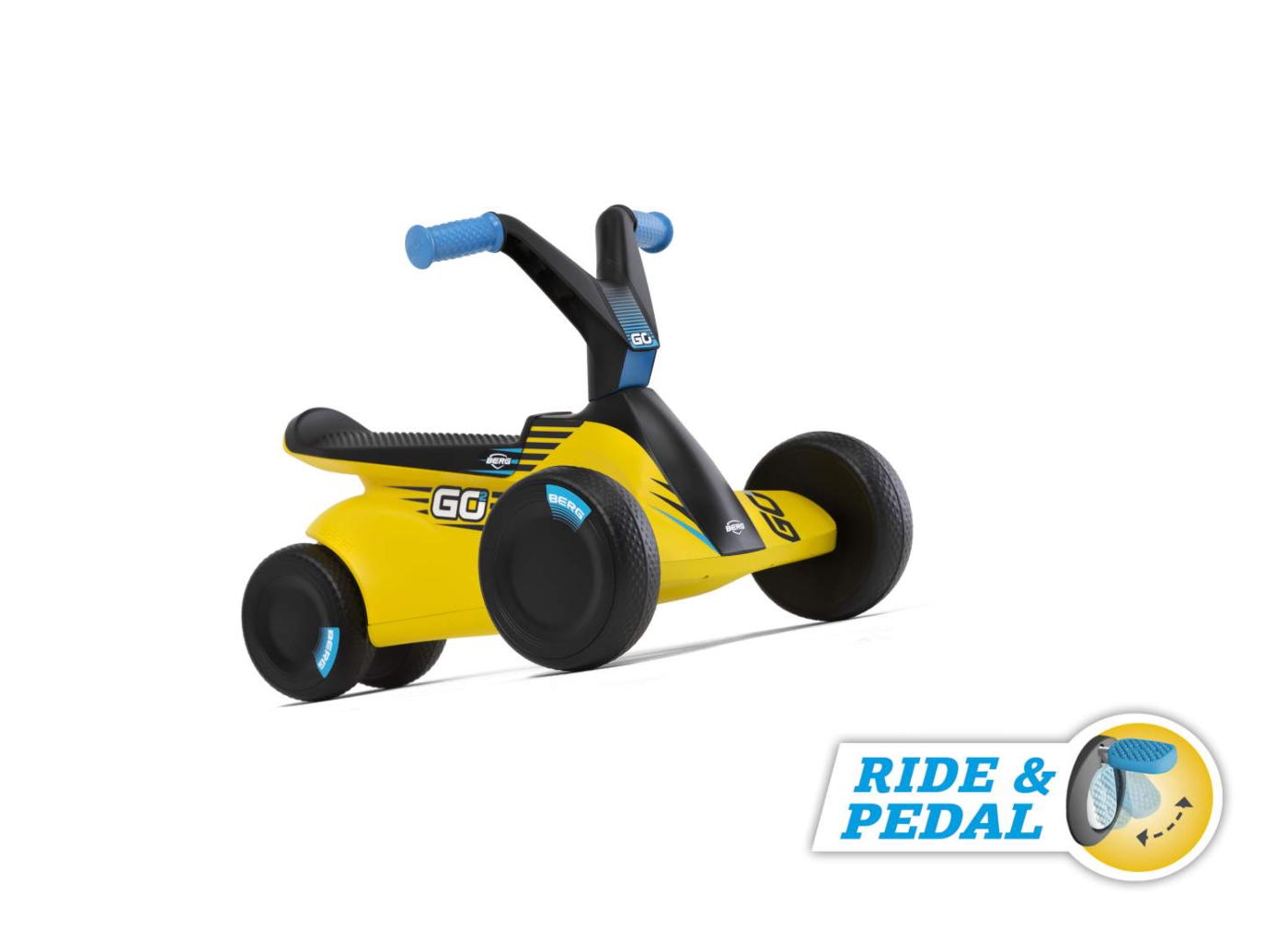  BERG GO² SparX Yellow andador infantil evolutivo a coche de pedales