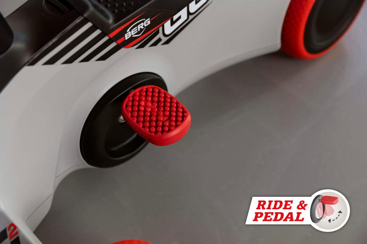 Berg Go2 Sparx Red caminador evolutiu a cotxe de pedals