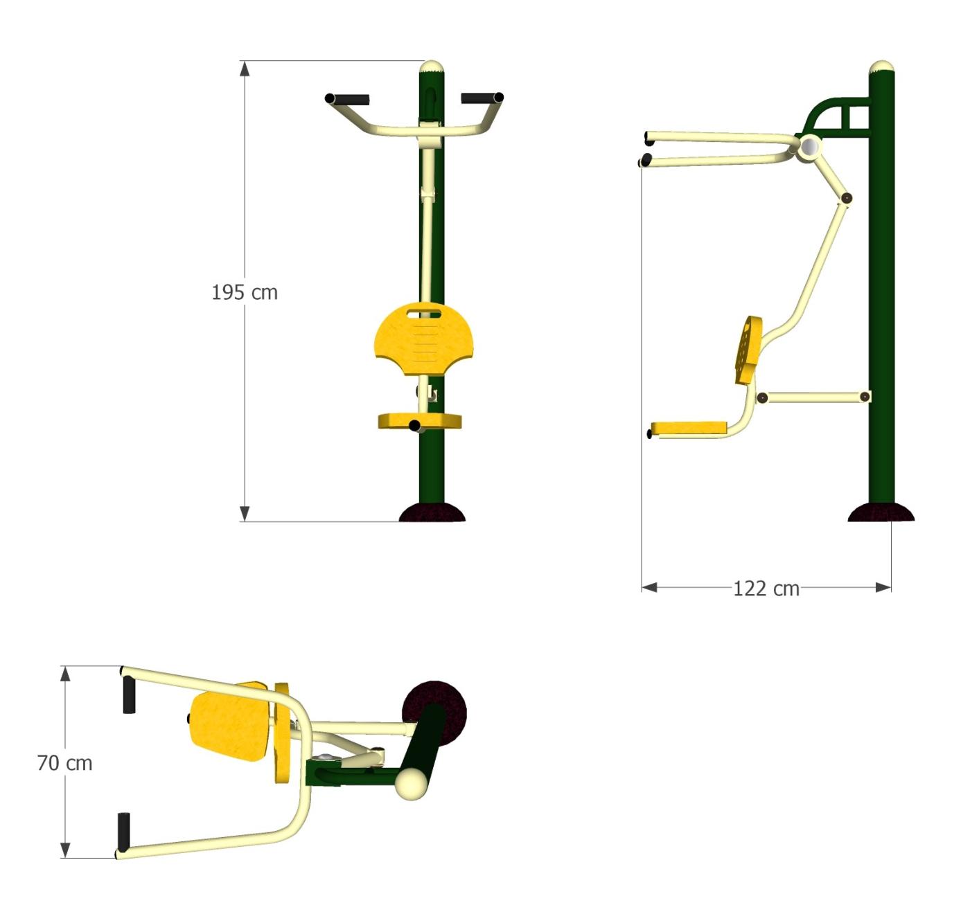 Aparato de Fitness Biosaludable Tramontana (Ascensor)