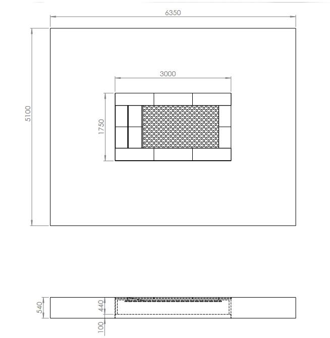 Cama elástica para sillas de ruedas