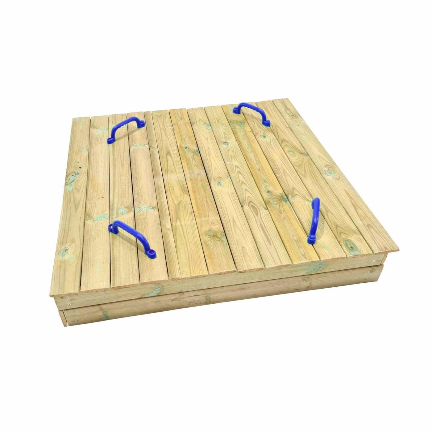 Caja de arena infantil con tapa de madera MASGAMES OBEN 8