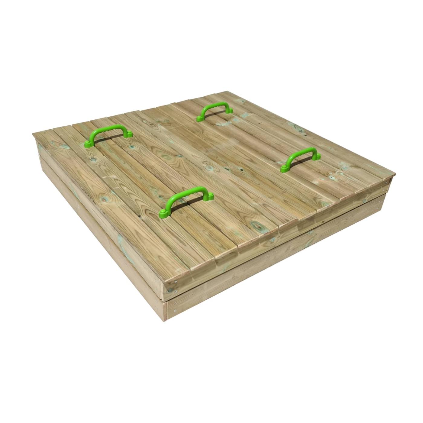 Caja de arena infantil con tapa de madera MASGAMES OBEN