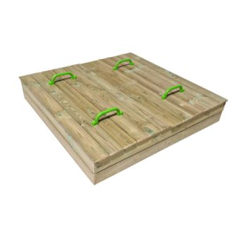 Caja de arena infantil con tapa de madera MASGAMES OBEN