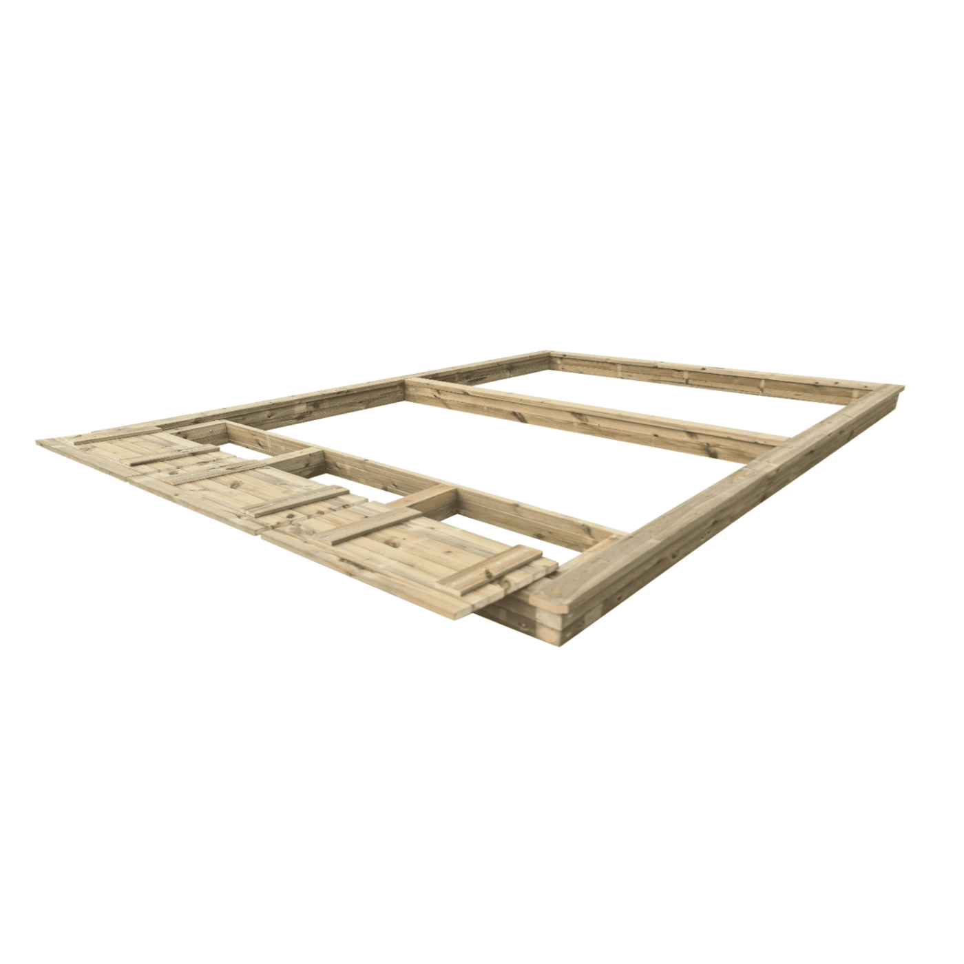 Arenero de madera con separación central y cajas de almacenaje MASGAMES Coveri