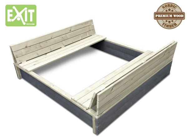 arenero de madera con tapa AKSENT XL