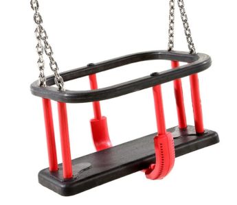 Assento de bebê de borracha com correias BASIC uso público