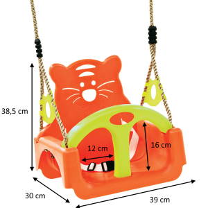 asiento de columpio evolutivo TRIX medidas