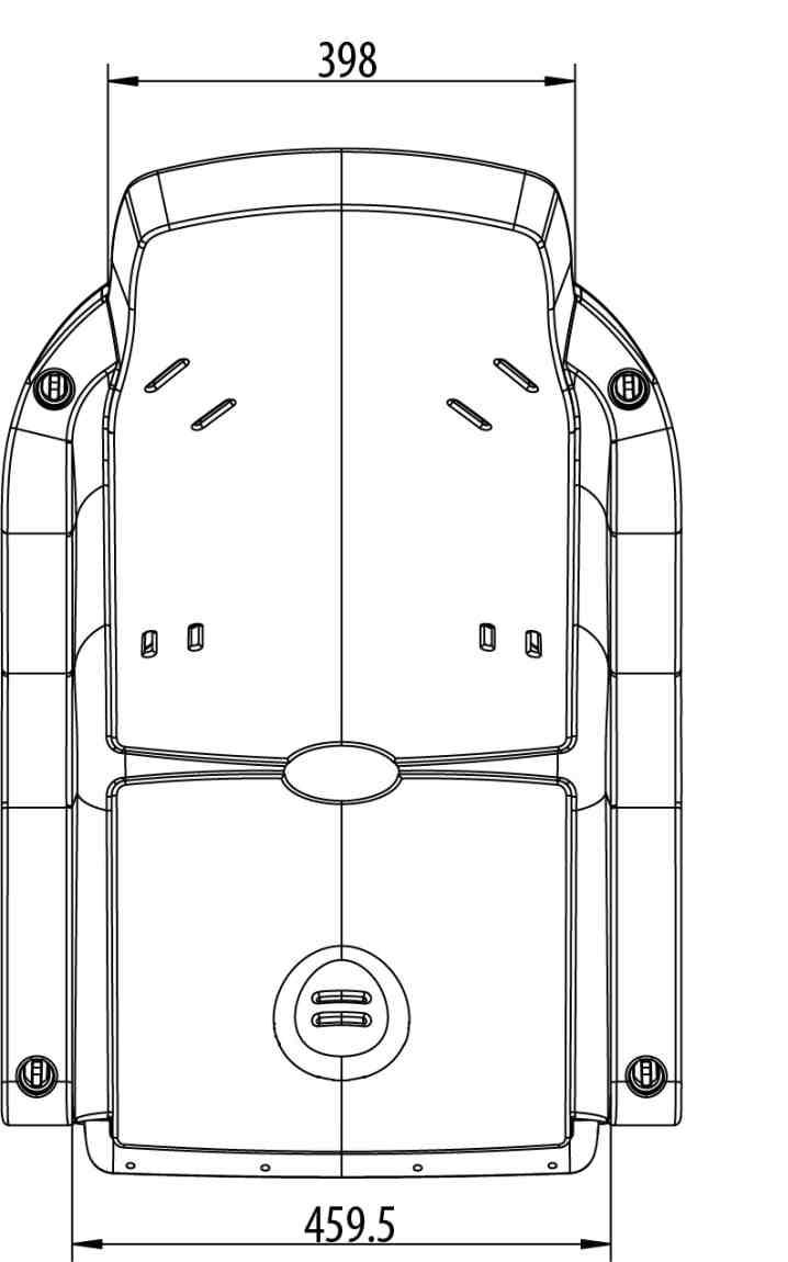 Asiento inclusivo para columpios con cadenas