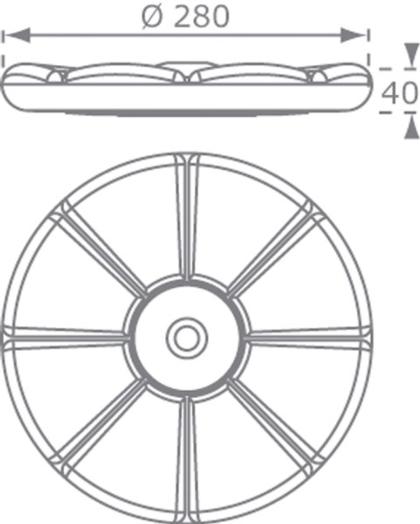 Asiento columpio pendular ovni