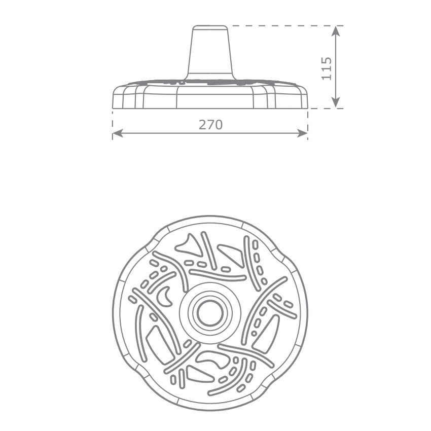 Asiento para tirolinas con protector