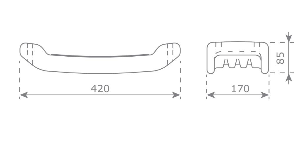 Kit de construção de baloiço de vara redonda