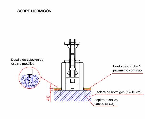 Balancín sube y baja 4 plazas Baloncesto