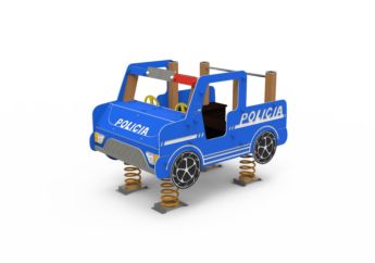 Balancín muelle coche pick up policia