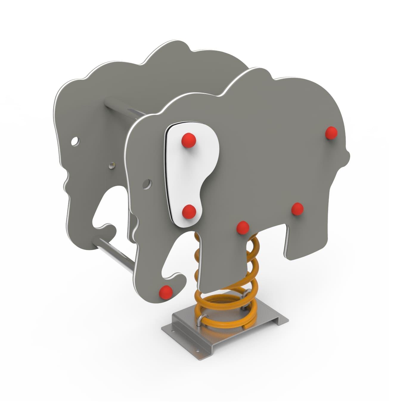 Balanci de molla elefant adaptat