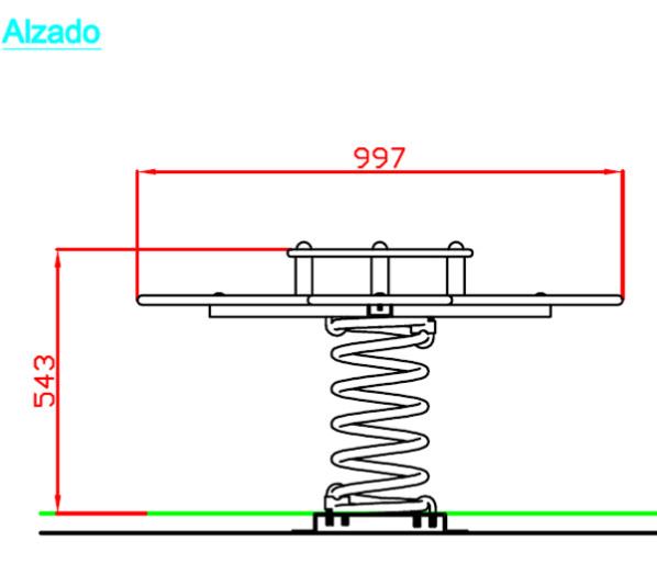 Balancín Muelle múltiple La Flor homologado