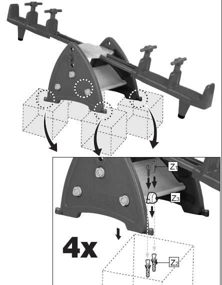 feber see saw 2x2 ancoratges