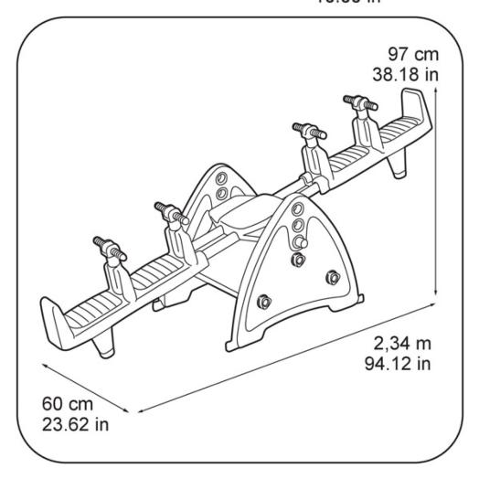 sube y baja feber see saw 2x2