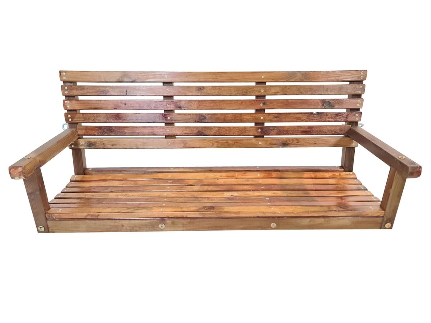 banc del balancí de fusta per a l'exterior MASGAMES ELNA L