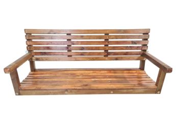 banc del balancí de fusta per a l'exterior MASGAMES ELNA L