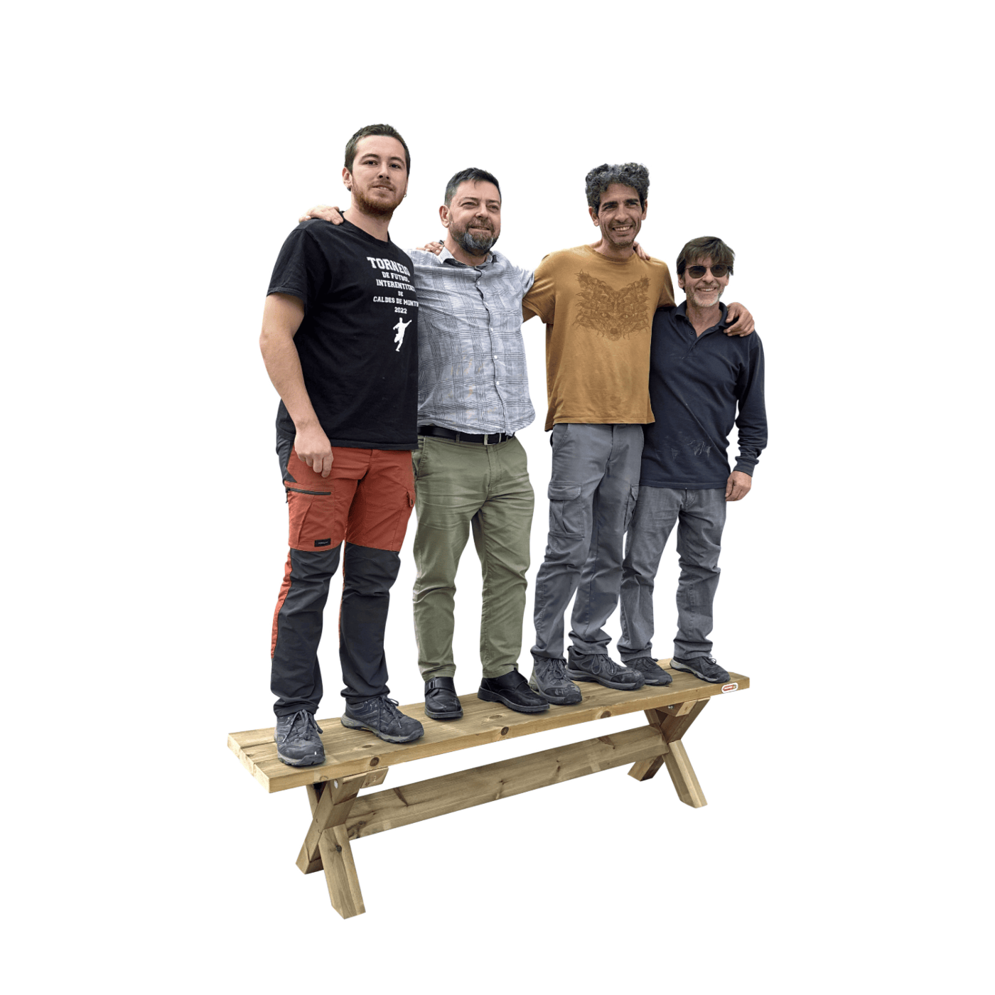 Banco de madera para exterior MASGAMES XERTA 4