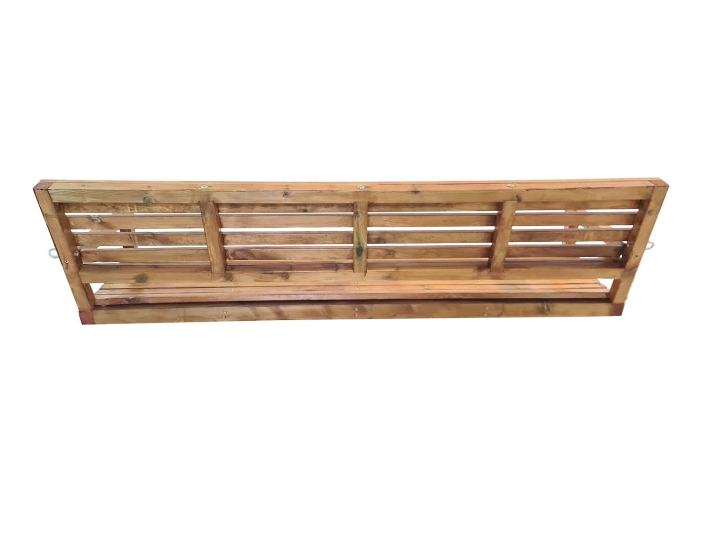 Banco de baloiço de madeira para exterior MASGAMES ELNA XL
