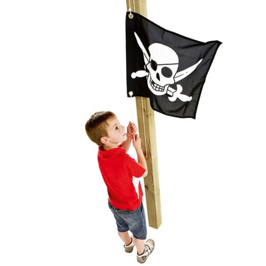 Bandera pirata para parque infantil
