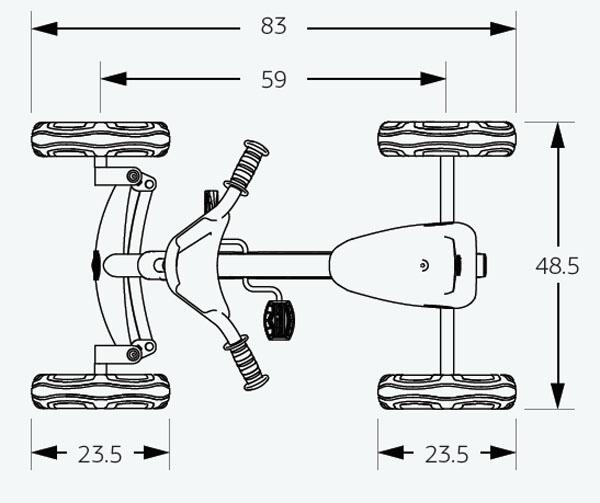 Cotxe de pedals BERG BUZZY Retro