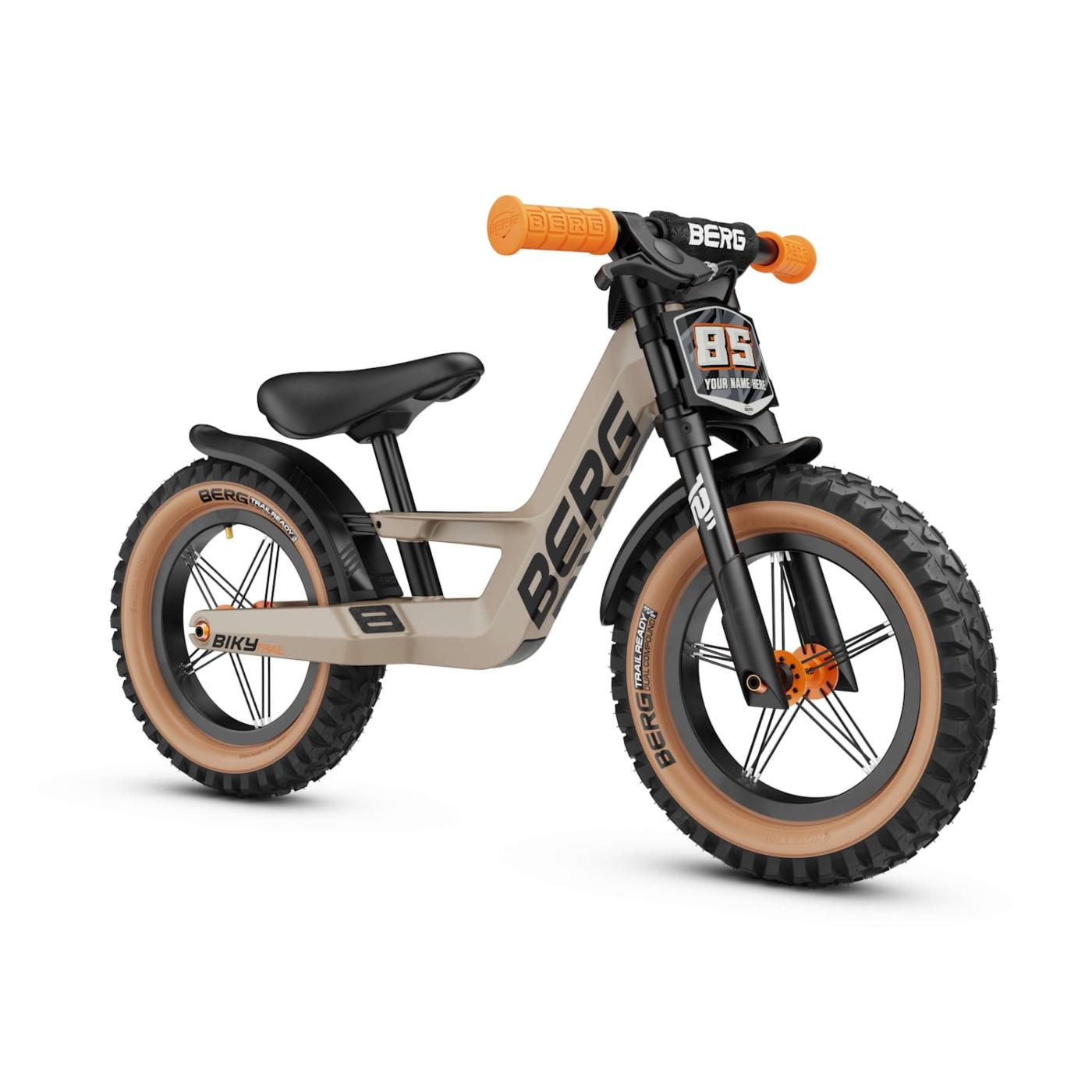 Bici infantil de equilibrio BERG BIKY TRAIL SAND con freno de mano