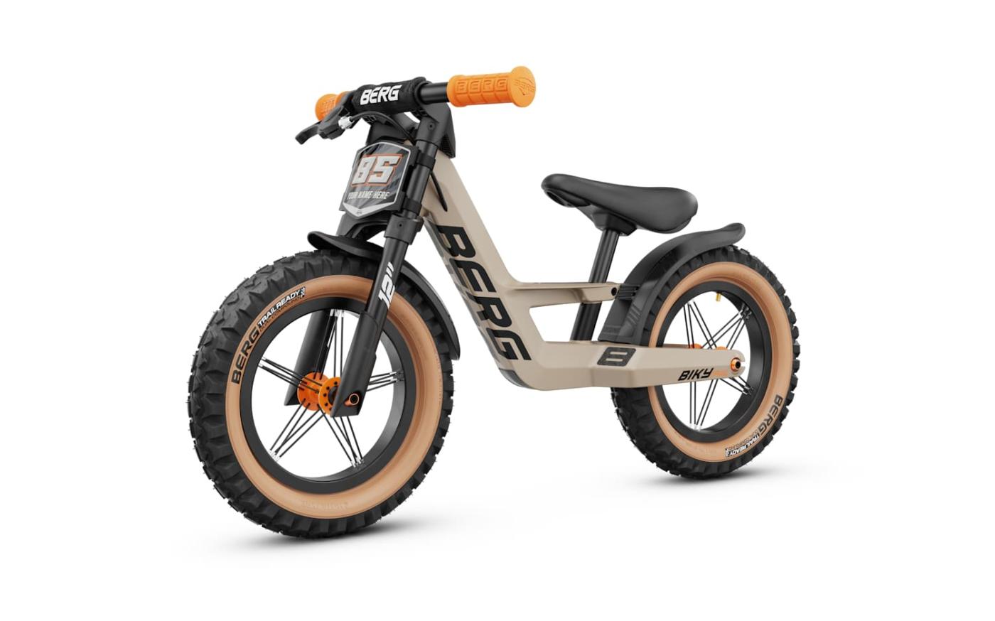 Bici infantil de equilibrio BERG BIKY TRAIL SAND con freno de mano