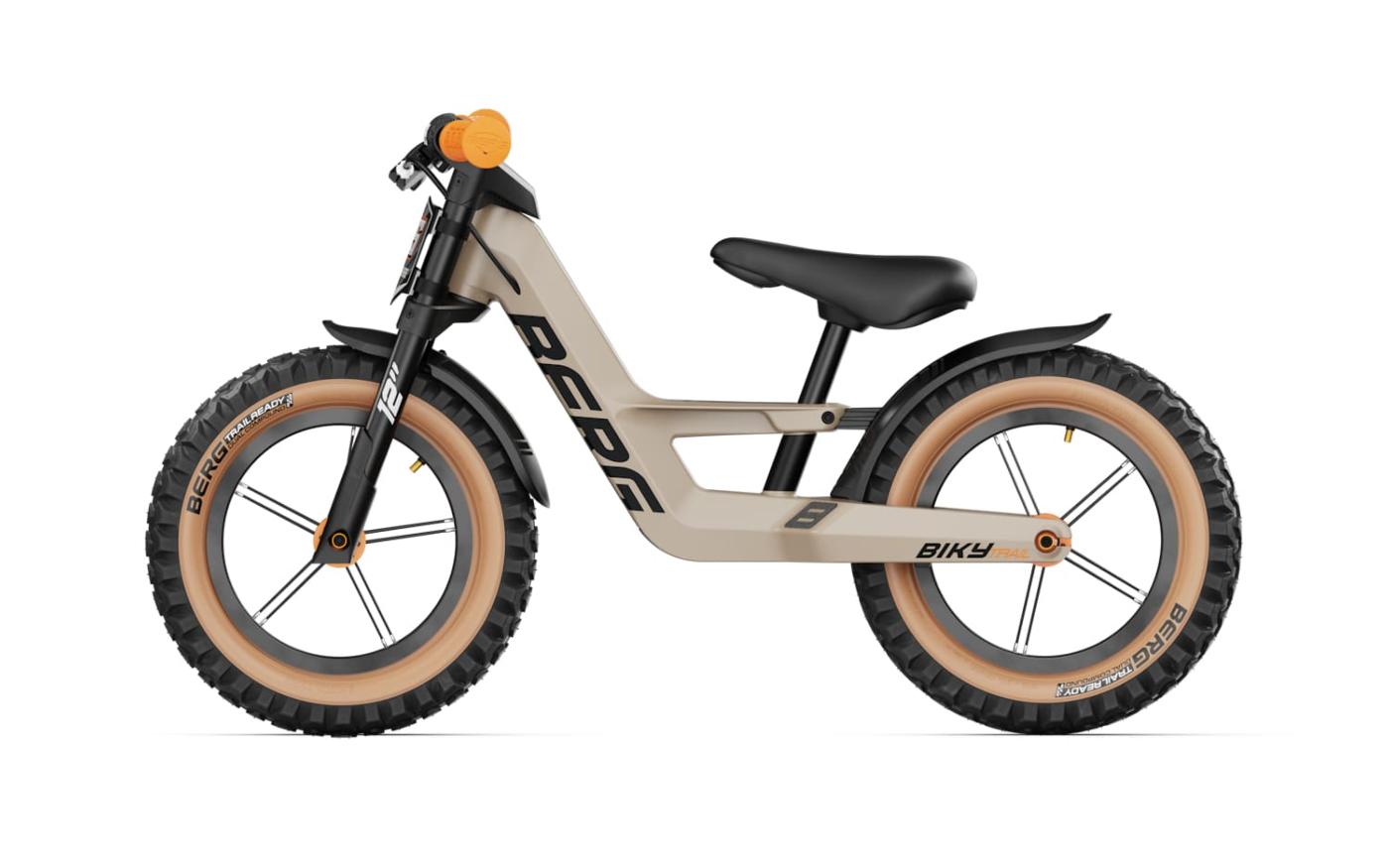 Bici infantil de equilibrio BERG BIKY TRAIL SAND con freno de mano