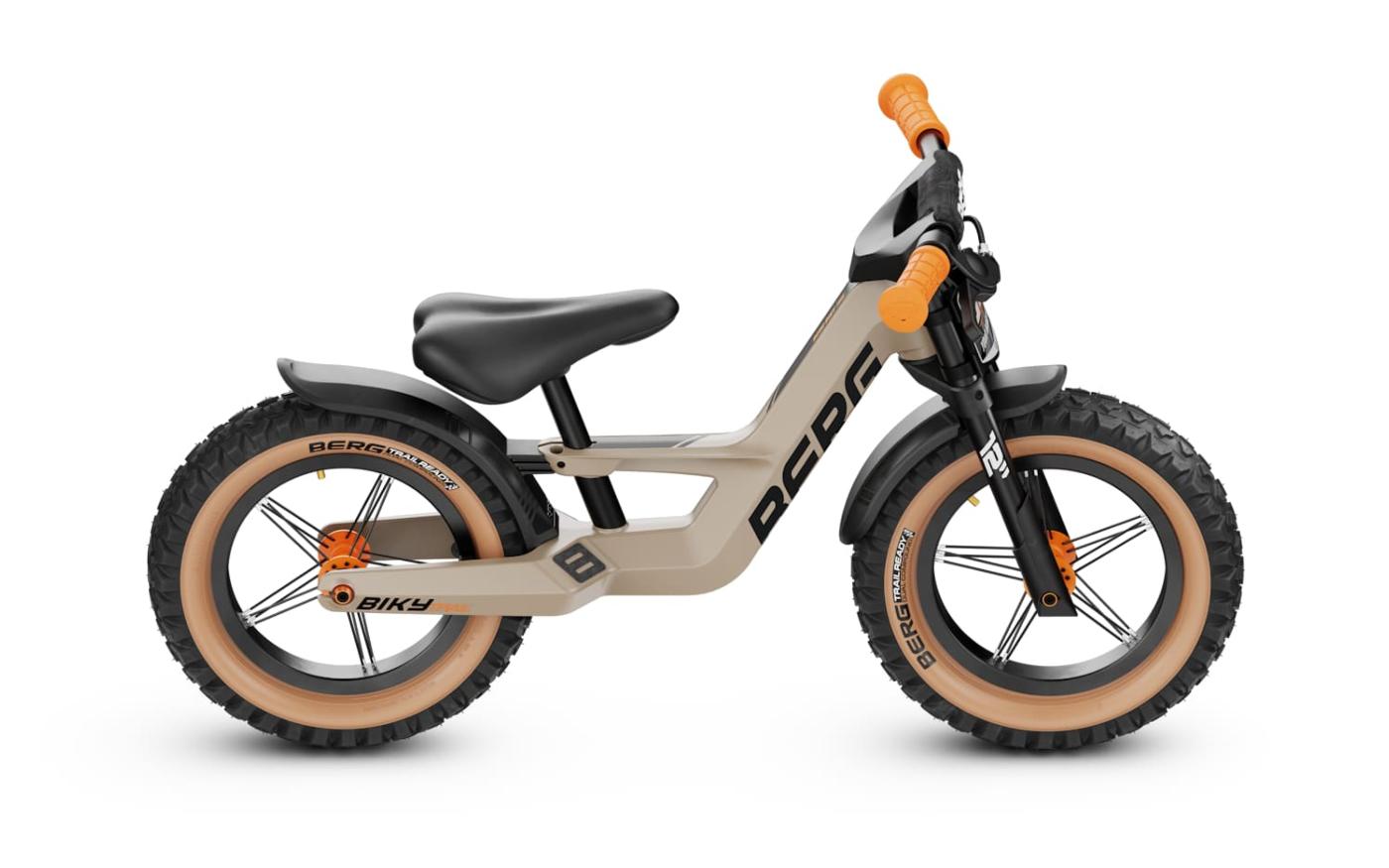 Bici infantil de equilibrio BERG BIKY TRAIL SAND con freno de mano