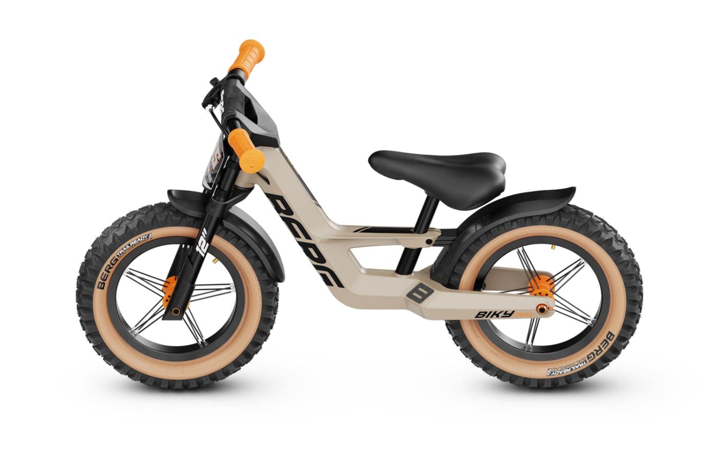Bici infantil de equilibrio BERG BIKY TRAIL SAND con freno de mano