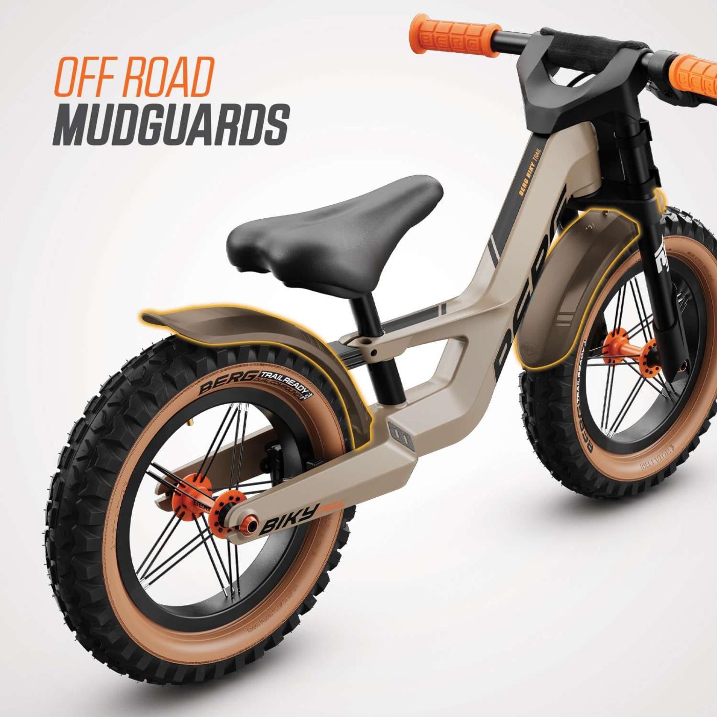 Bici infantil de equilibrio BERG BIKY TRAIL SAND con freno de mano