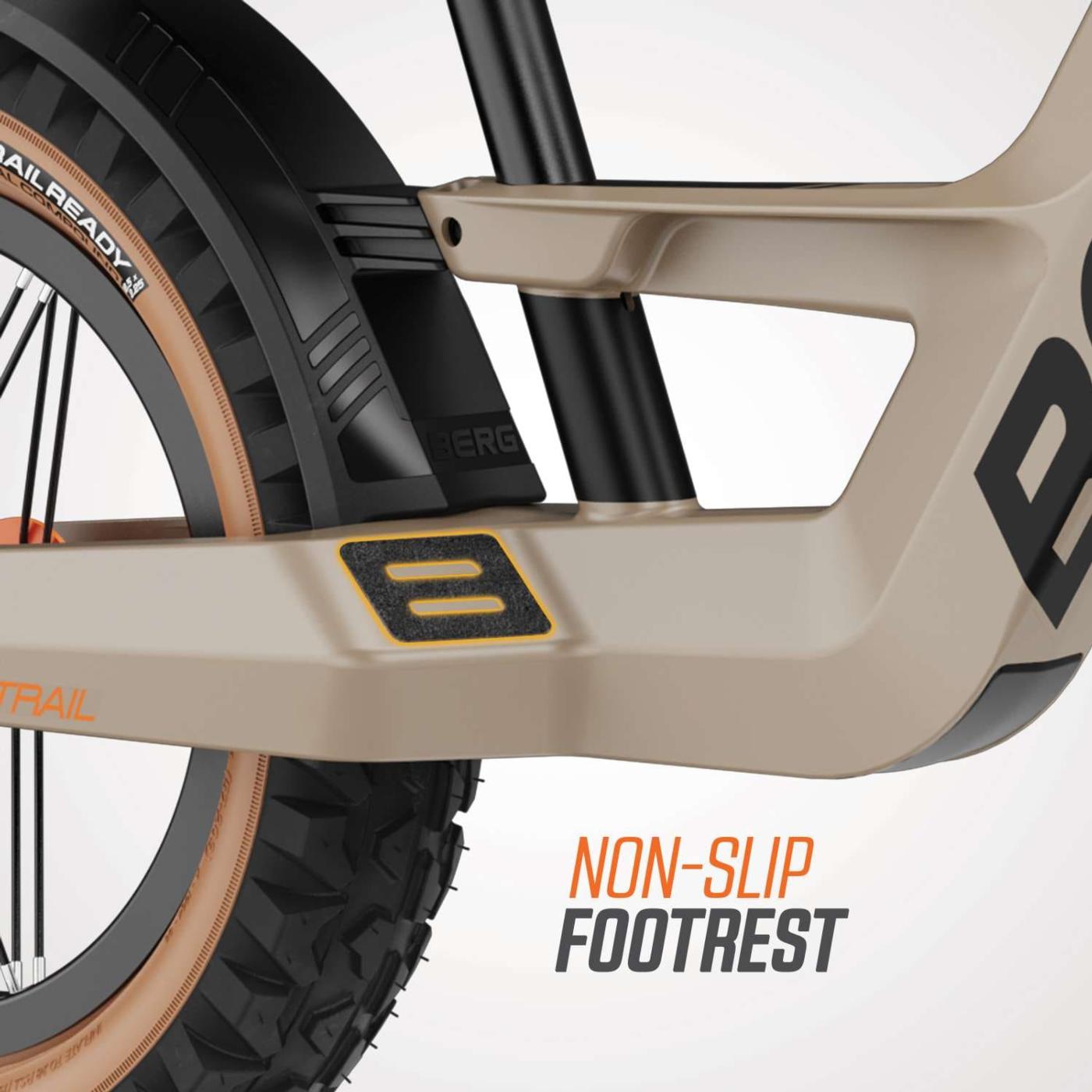 Bici infantil de equilibrio BERG BIKY TRAIL SAND con freno de mano