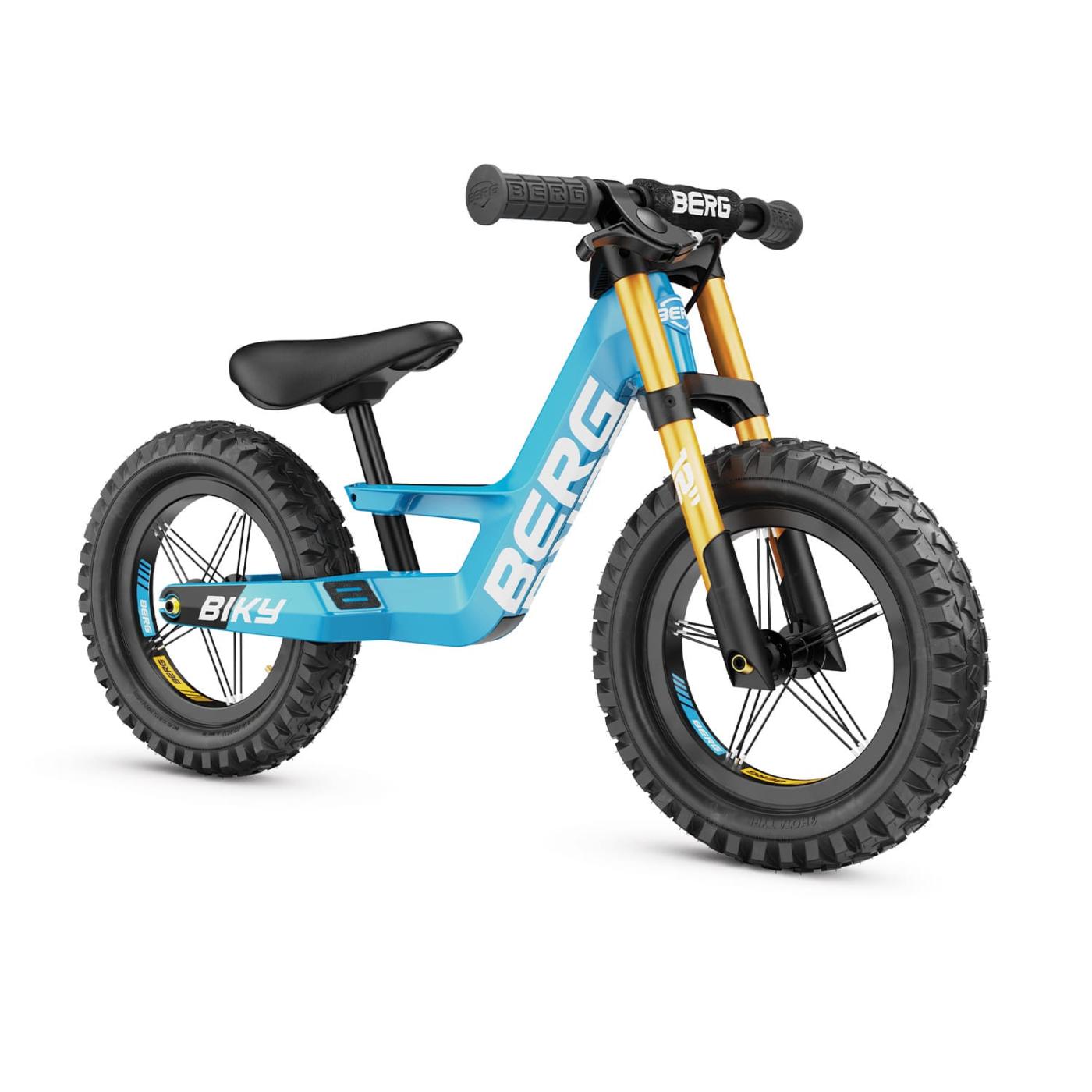bicicleta sin pedales BERG BIKY CROSS BLUE con freno de mano