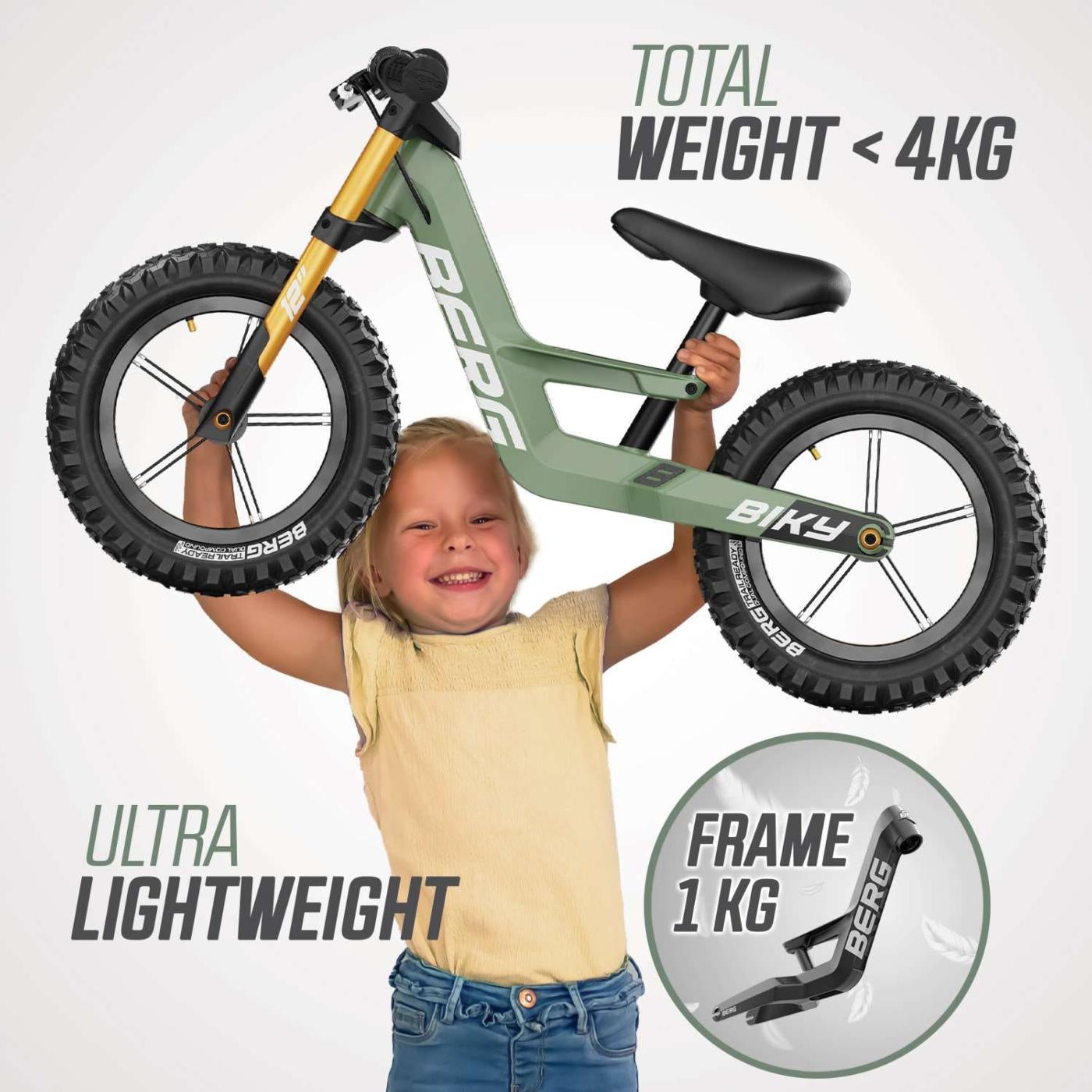 Bici de equilibrio BERG Biky Cross Green con freno de mano