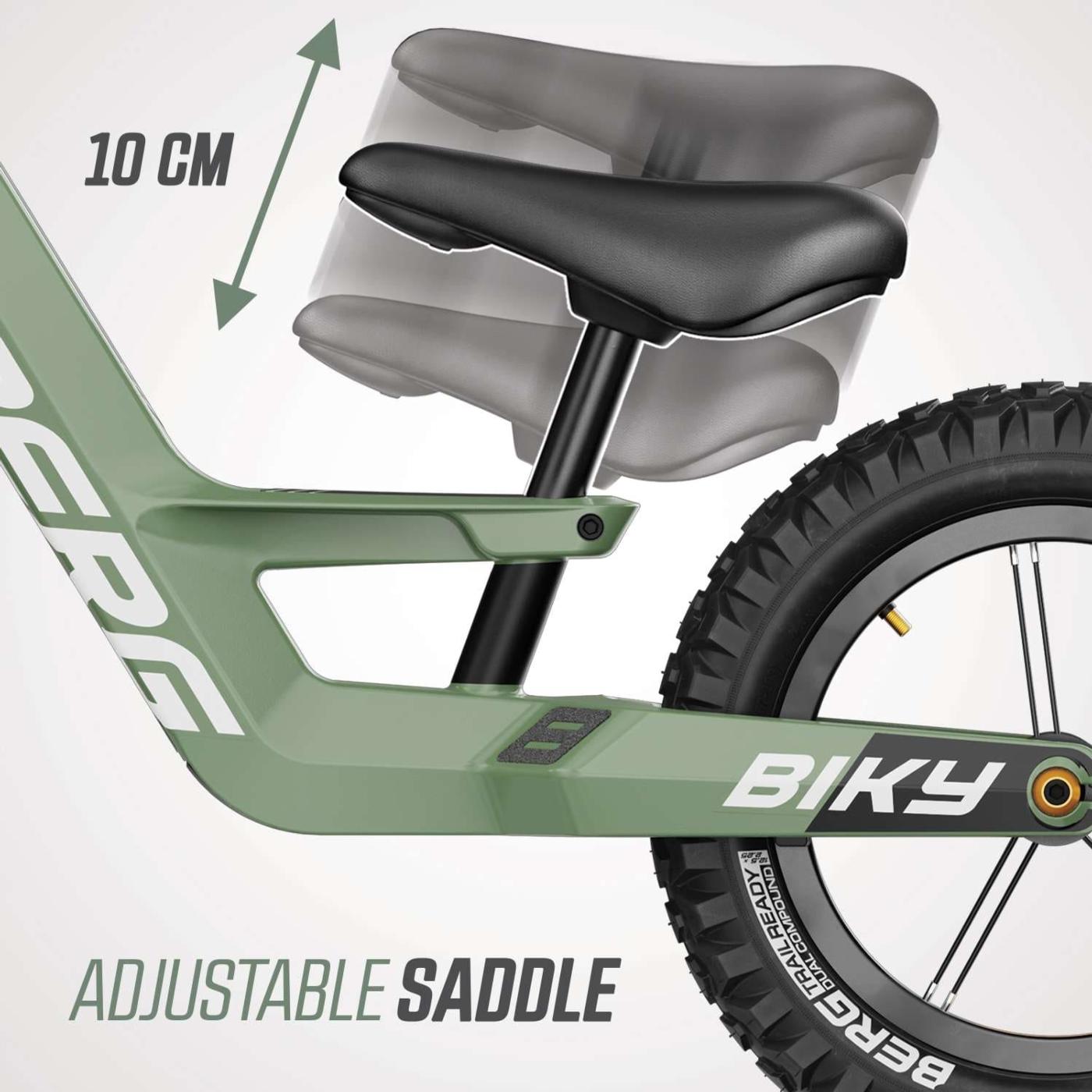 Bici de equilibrio BERG Biky Cross Green con freno de mano