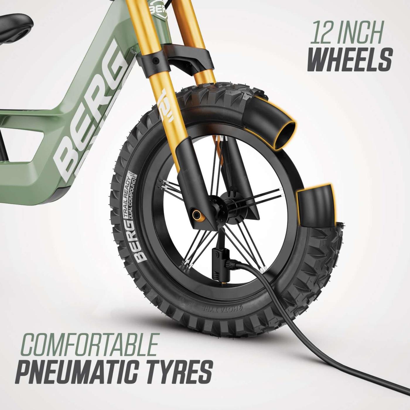 Bici de equilibrio BERG Biky Cross Green con freno de mano