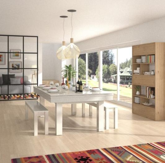 Billar indoor LAFITE amb tapa menjador