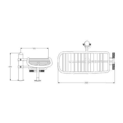 Banc abdominals exterior calistenia