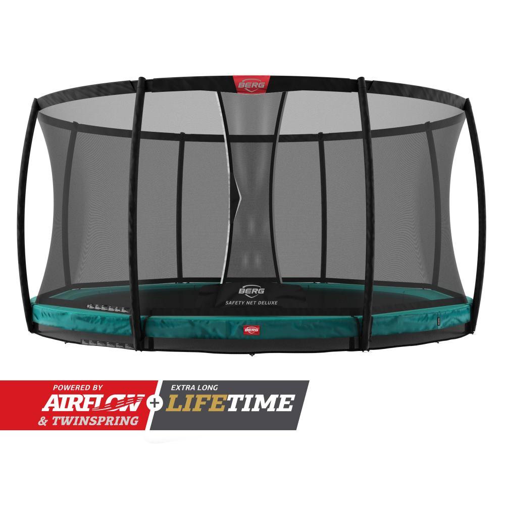 Fitness Trampoline - Con borde protector - Para niños y adultos 