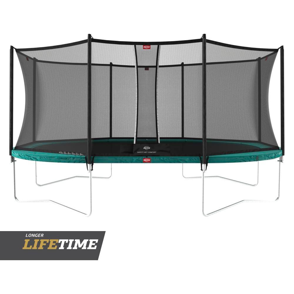 Trampolin BERG GRAND FAVORIT 520 Rede Comfort oval gigante 520x345 cm