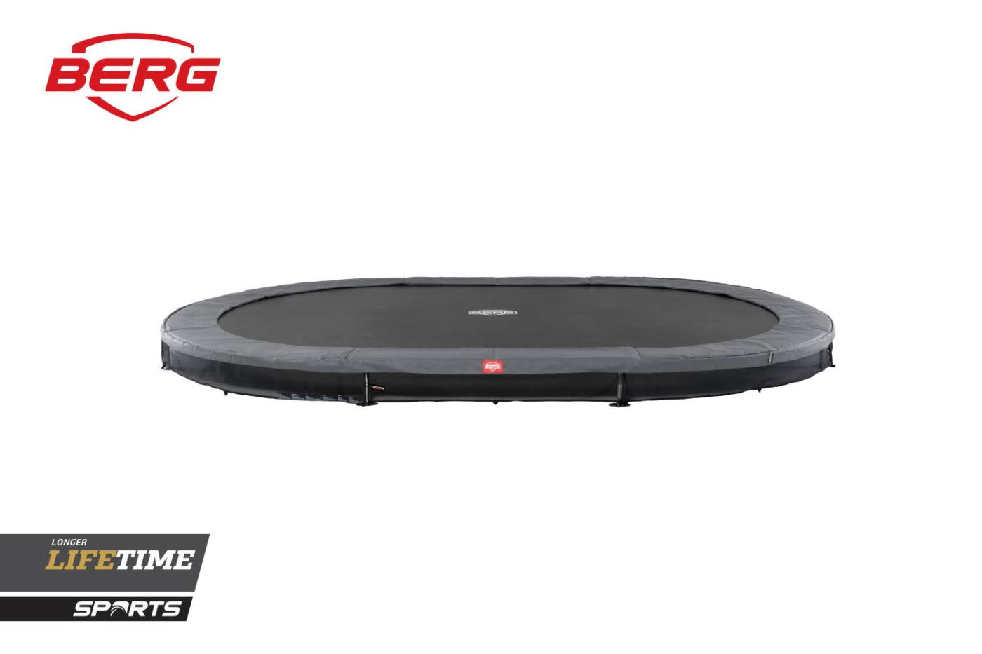 Trampolin BERG GRAND FAVORIT INGROUND 520x345 cm oval