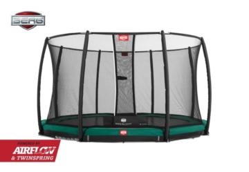 Cama elástica Berg inground champion 380 + rede deluxe
