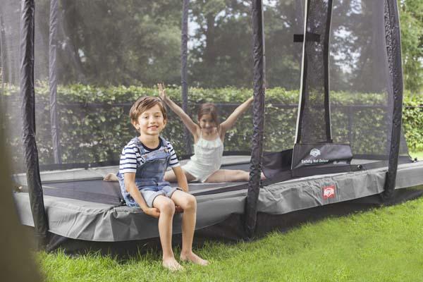Cama elástica BERG Ultim Inground Champion Grey + Red Deluxe